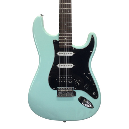 Vist Large View of Product Image Which is Used Squier Bullet Stratocaster With Duncan JBL S Type Electric Guitar Blue 6-String