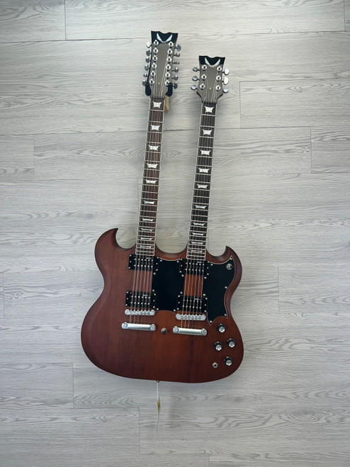 Vist Large View of Product Image Which is Used Dean GRAN SPORT DOUBLE NECK SG Type Electric Guitar Wood Other