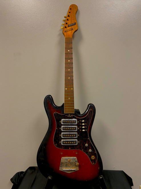 Vist Large View of Product Image Which is Used HEIT DELUXE AS IS ELECTRIC GUITAR Vintage Electric Guitar Sunburst 6-String