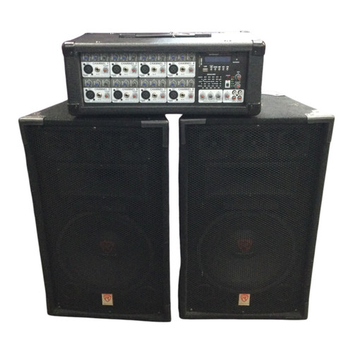 Vist Large View of Product Image Which is Used Rockville RPM80BT / RSG 12 Monitor Speaker and Mixer Set