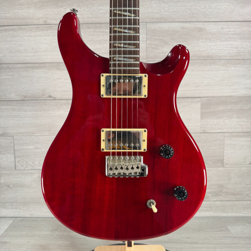 Vist Large View of Product Image Which is Used PRS SE Santana Electric Guitar - Red