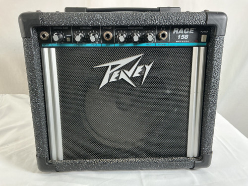 Vist Large View of Product Image Which is Used Peavey RAGE 158 1 x 8 Solid State Amplifier 1 x 8
