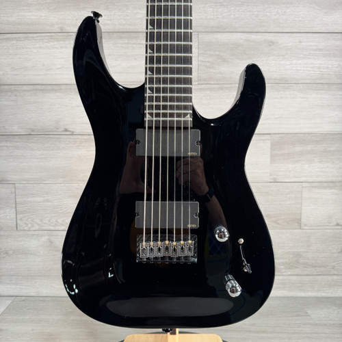 Vist Large View of Product Image Which is Used Jackson JS22-7 Electric Guitar - Black - 7-string