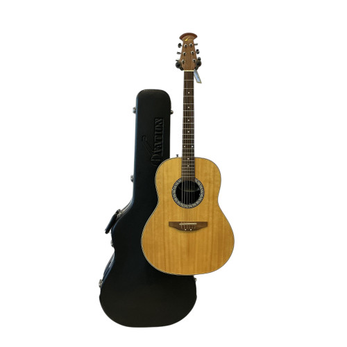 Vist Large View of Product Image Which is Used Ovation CELEBRITY CC11 W/OHC Laminate Top Acoustic Guitar Natural