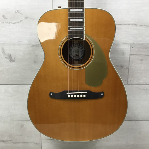Vist Large View of Product Image Which is Used Fender Malibu Vintage Acoustic/Electric Guitar Natural