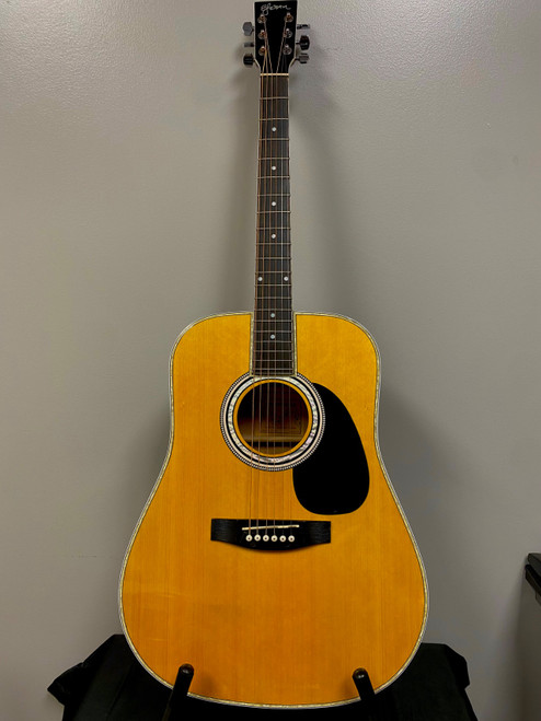 Vist Large View of Product Image Which is Used Esteban AMERICAL LEGACY AL-100 ACOUSTIC/ELECTRIC Laminate Top Acoustic Guitar Amber