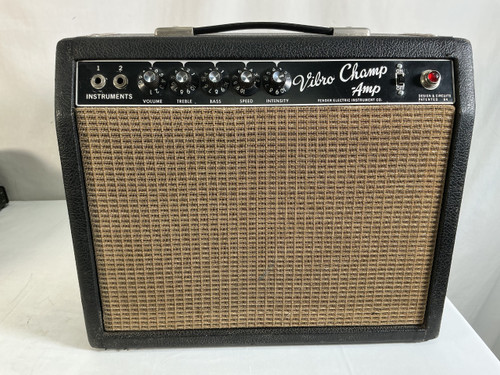 Vist Large View of Product Image Which is Used Fender 1964/65 VIBRO CHAMP AMP Vintage Tube Guitar Combo