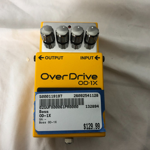 Vist Large View of Product Image Which is Used Boss OD-1X Overdrive Pedal