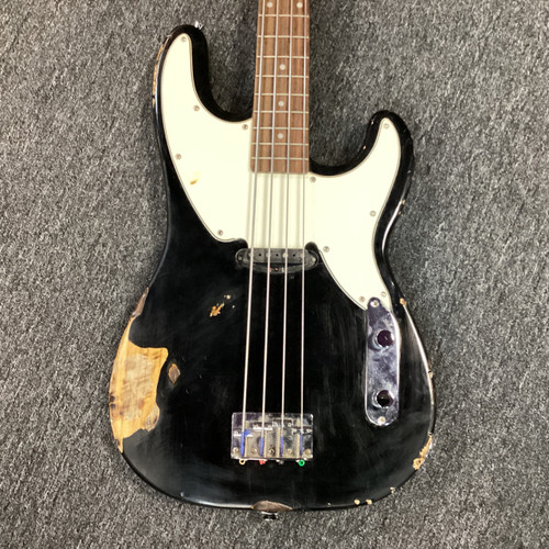 Vist Large View of Product Image Which is Used Jay Turser P-STYLE BASS P Type Bass Guitar Custom Graphics 4-String