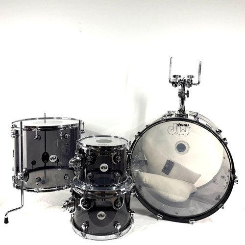 Vist Large View of Product Image Which is Used DW Design Series Smoke Glass 4 piece Drum Shell Kit