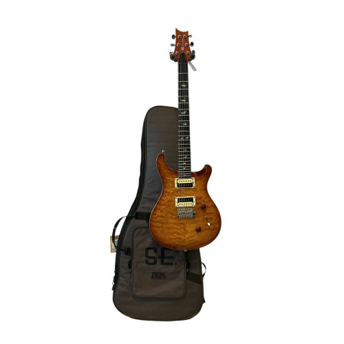 Vist Large View of Product Image Which is Used Paul Reed Smith - PRS SE CUSTOM 22 W/GIG BAG LP Type Electric Guitar Amber 6-String