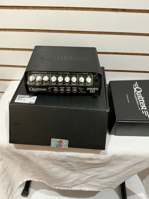 Vist Large View of Product Image Which is Used Quilter OVERDRIVE 202 Solid State Rackmount Amplifier Head