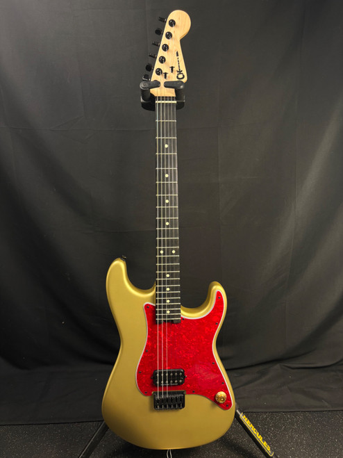 Vist Large View of Product Image Which is Used Charvel SO-CAL STYLE 1 HUMBUCKER S Type Electric Guitar Goldtop 6-String