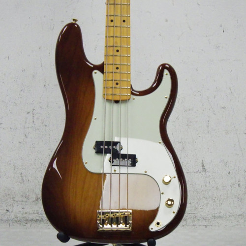 Vist Large View of Product Image Which is Used Fender 75TH anniversary American P Bass P Type Bass Guitar Sunburst 4-String