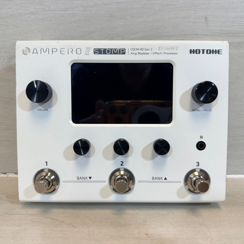 Vist Large View of Product Image Which is Used Hotone AMPERO II STOMP Amp Modeling Pedal