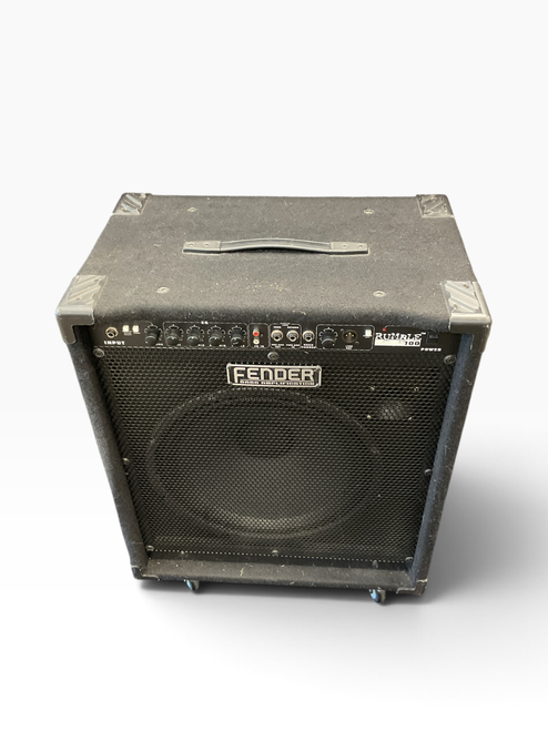 Vist Large View of Product Image Which is Used Fender RUMBLE 100 OLD VERSION 1 x 15 Bass Combo Amplifier 1 x 15