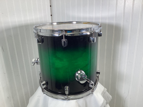 Vist Large View of Product Image Which is Used Ddrum DOMINION 14 IN FLOOR TOM Floor Tom Green 14"