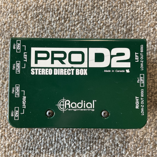Vist Large View of Product Image Which is Used RADIAL ENGINEERING PRO D2 STEREO DIRECT BOX