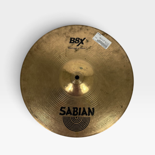 Vist Large View of Product Image Which is Used Sabian 14IN B8X Thin Crash Cymbal