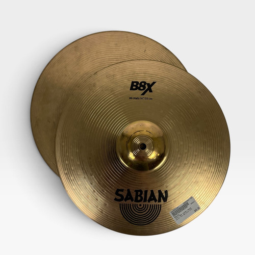 Vist Large View of Product Image Which is Used Sabian 14IN B8X Hi-Hat Cymbals
