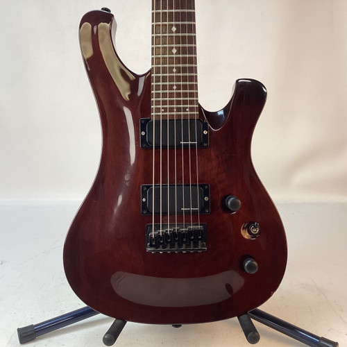 Vist Large View of Product Image Which is Used Schecter 007 DIAMOND SERIES Electric Guitar Red 7-String