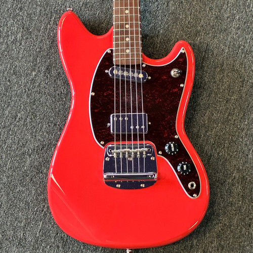Vist Large View of Product Image Which is Used Vintage REVO THE COLT Offset Double Cutaway Electric Guitar Red 6-String