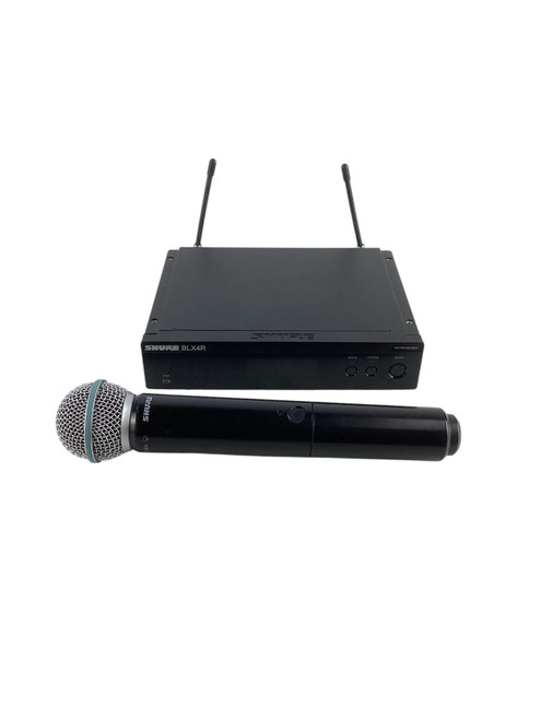 Vist Large View of Product Image Which is Used Shure BLX4R Wireless System w/AC + BETA 58 Dynamic Microphone 