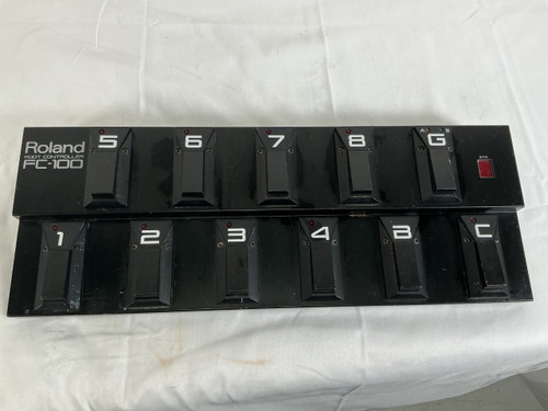 Vist Large View of Product Image Which is Used Roland FC-100 TESTED--NO CABLE Switch Pedal