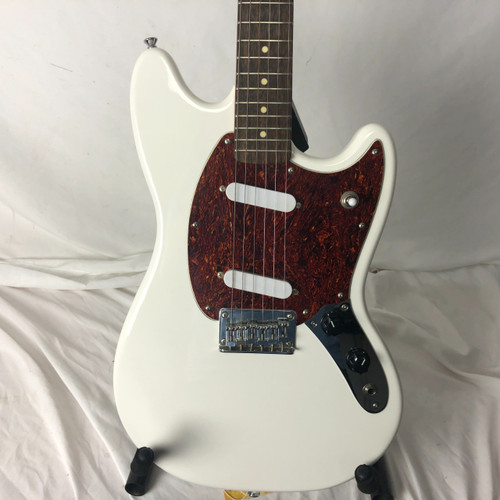 Vist Large View of Product Image Which is Used Squier FSR BULLET MUSTANG S Type Electric Guitar White 6-String