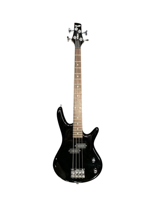 Vist Large View of Product Image Which is Used Ibanez GIO MIKRO Modern Metal Bass Guitar Black 4-String