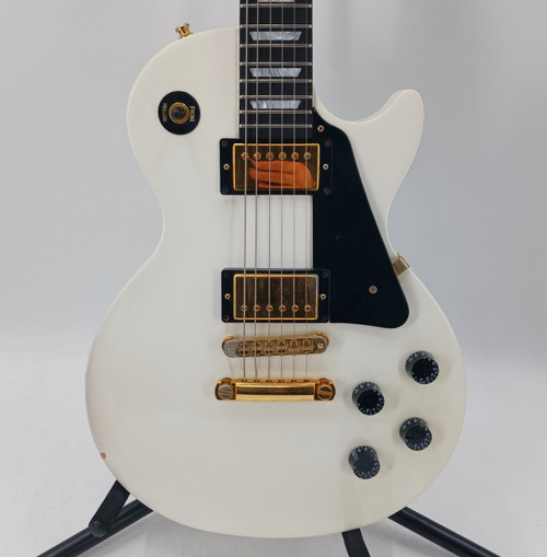 Vist Large View of Product Image Which is Used Gibson LES PAUL STUDIO WHITE LP Type Electric Guitar White 6-String