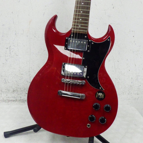 Vist Large View of Product Image Which is Used Samick greg Bennet Torino SG Type Electric Guitar Red 6-String