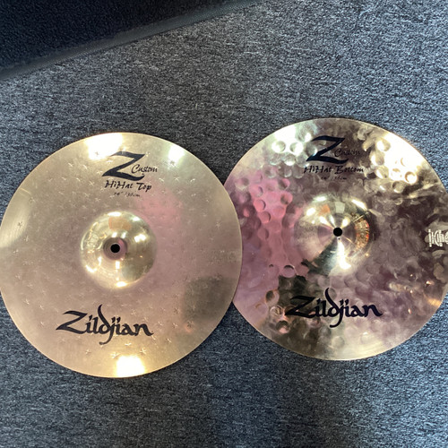 Vist Large View of Product Image Which is Used Zildjian Z CUSTOM Hi Hat Cymbals 14"