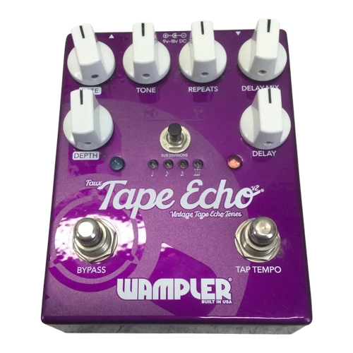 Vist Large View of Product Image Which is Used Wampler Faux Tape Echo V2 Echo Pedal