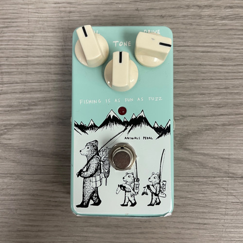 Vist Large View of Product Image Which is Used ANIMALS PEDAL FISHING IS AS FUN AS FUZZ Fuzz Pedal