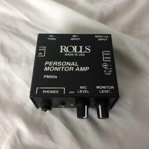 Vist Large View of Product Image Which is Used Rolls PERSONAL MONITOR AMP Amp Modeling Pedal