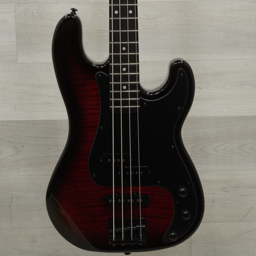 Vist Large View of Product Image Which is Used Ltd SURVEYOR-204DX Bass Guitar Red Burst