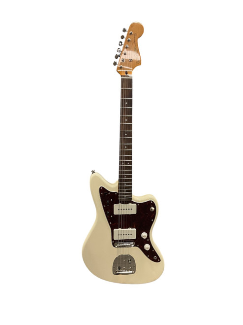 Vist Large View of Product Image Which is Used Squier CLASSIC VIBE 60S JAZZMASTER Offset Double Cutaway Electric Guitar White 6-String
