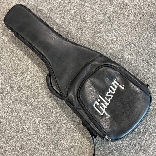 Vist Large View of Product Image Which is Used GIBSON BLACK LEATHER ELECTRIC GIG BAG
