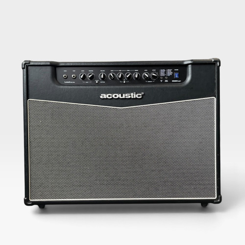 Vist Large View of Product Image Which is Used Acoustic G120 DSP Solid State Amplifier 2 x 12