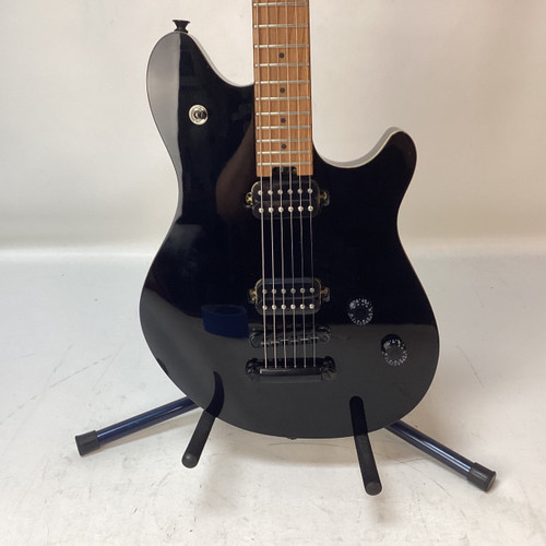 Vist Large View of Product Image Which is Used EVH WOLFGANG STANDARD Offset Double Cutaway Electric Guitar Black 6-String