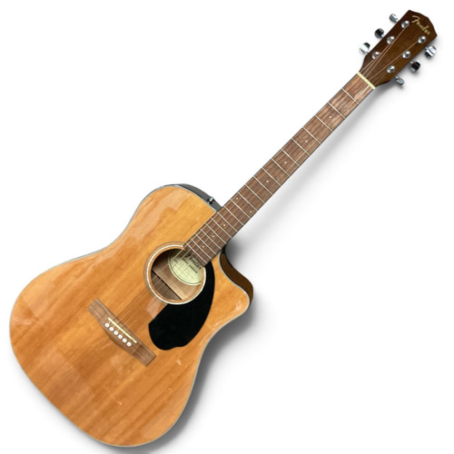 Vist Large View of Product Image Which is Used Fender CD-60SCE Solid Top Acoustic Guitar Wood