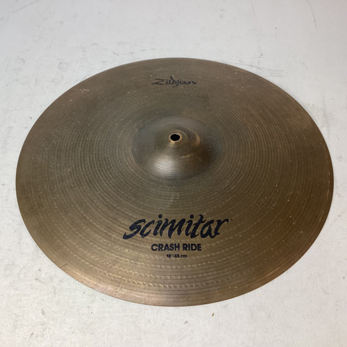Vist Large View of Product Image Which is Used Zildjian 18IN SCIMITAR CRASH RIDE Ride Cymbal 18"