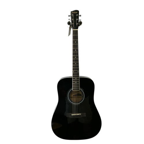 Vist Large View of Product Image Which is Used Savannah SGD-12BK Laminate Top Acoustic Guitar Black