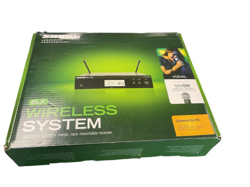 Vist Large View of Product Image Which is Used Shure BLX4R WIRELESS SYSTEM Wireless Microphone
