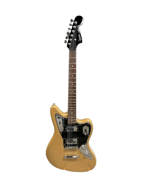 Vist Large View of Product Image Which is Used Squier CONTEMPORARY JAGUAR HH ST Offset Double Cutaway Electric Guitar Goldtop 6-String
