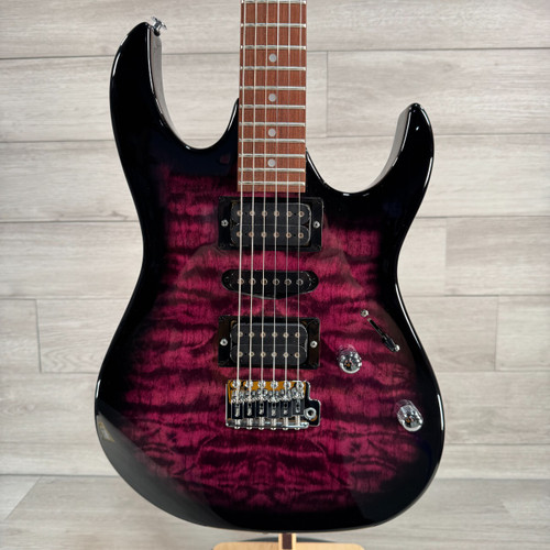 Vist Large View of Product Image Which is Used Ibanez GRX70QA Electric Guitar - Purple