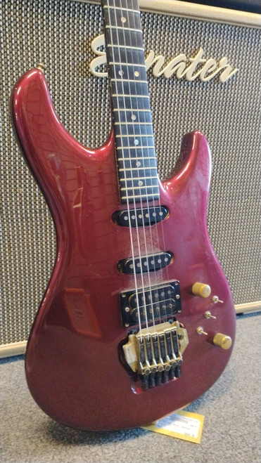 Vist Large View of Product Image Which is Used Peavey NITRO 80S NECK THROUGH Vintage Double Cutaway Electric Guitar Red 6-String