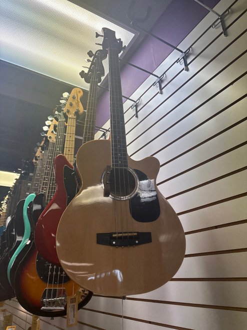 Vist Large View of Product Image Which is Used Glarry GMB101 Laminate Top Acoustic Guitar Natural