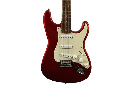 Vist Large View of Product Image Which is Used Squier AFFINITY SERIES STRATOCASTER S Type Electric Guitar Red 6-String